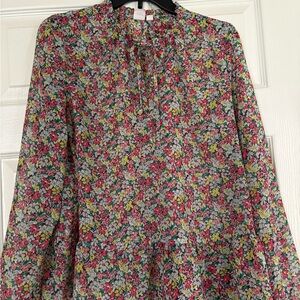 GAP Multicolor Floral Blouse